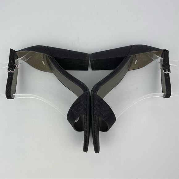 G By Guess size 8 Women’s Shantel Black Ankle Strap Heels Sandals - Picture 6 of 9